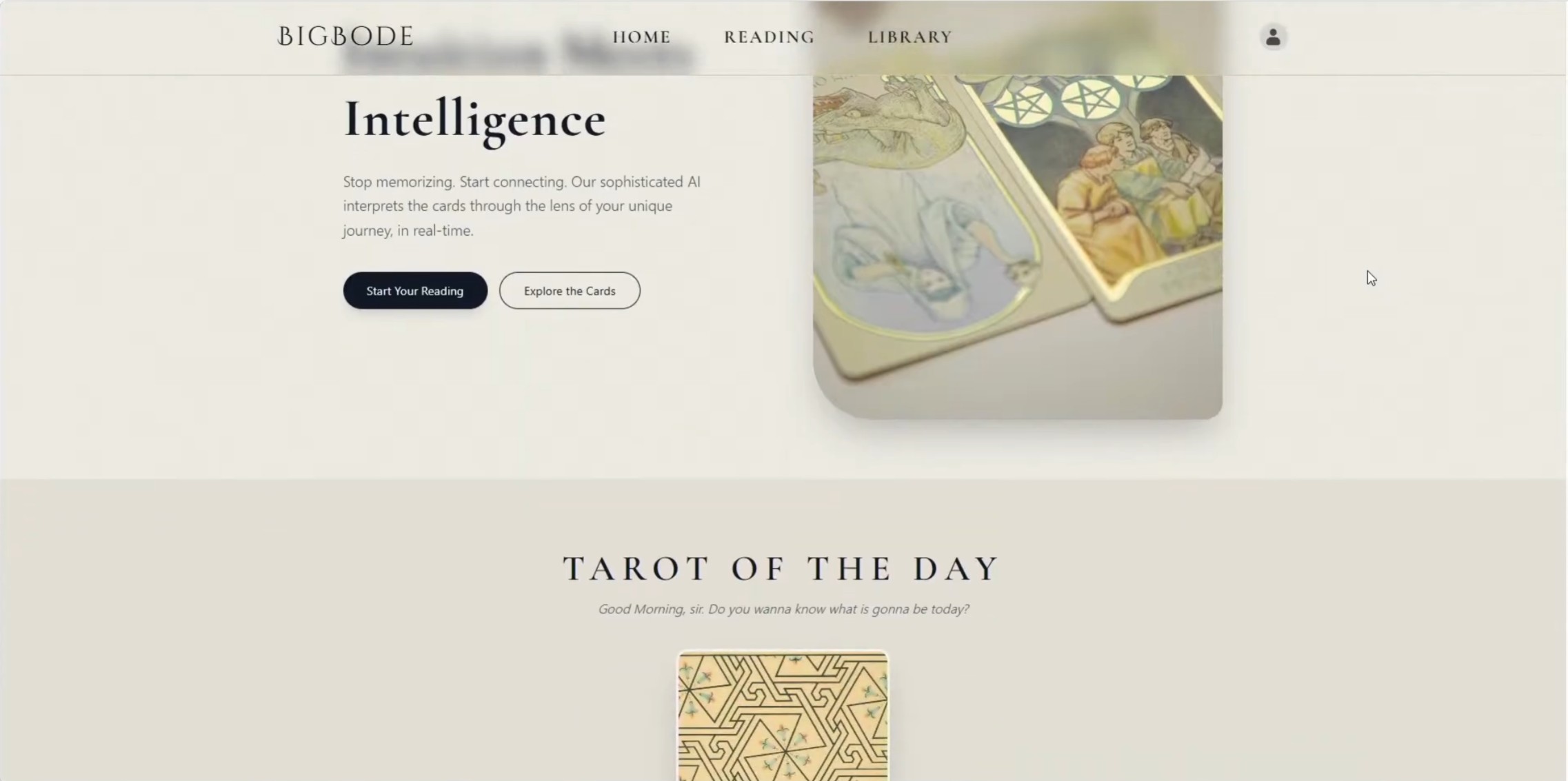 BigBode - AI Tarot Divination