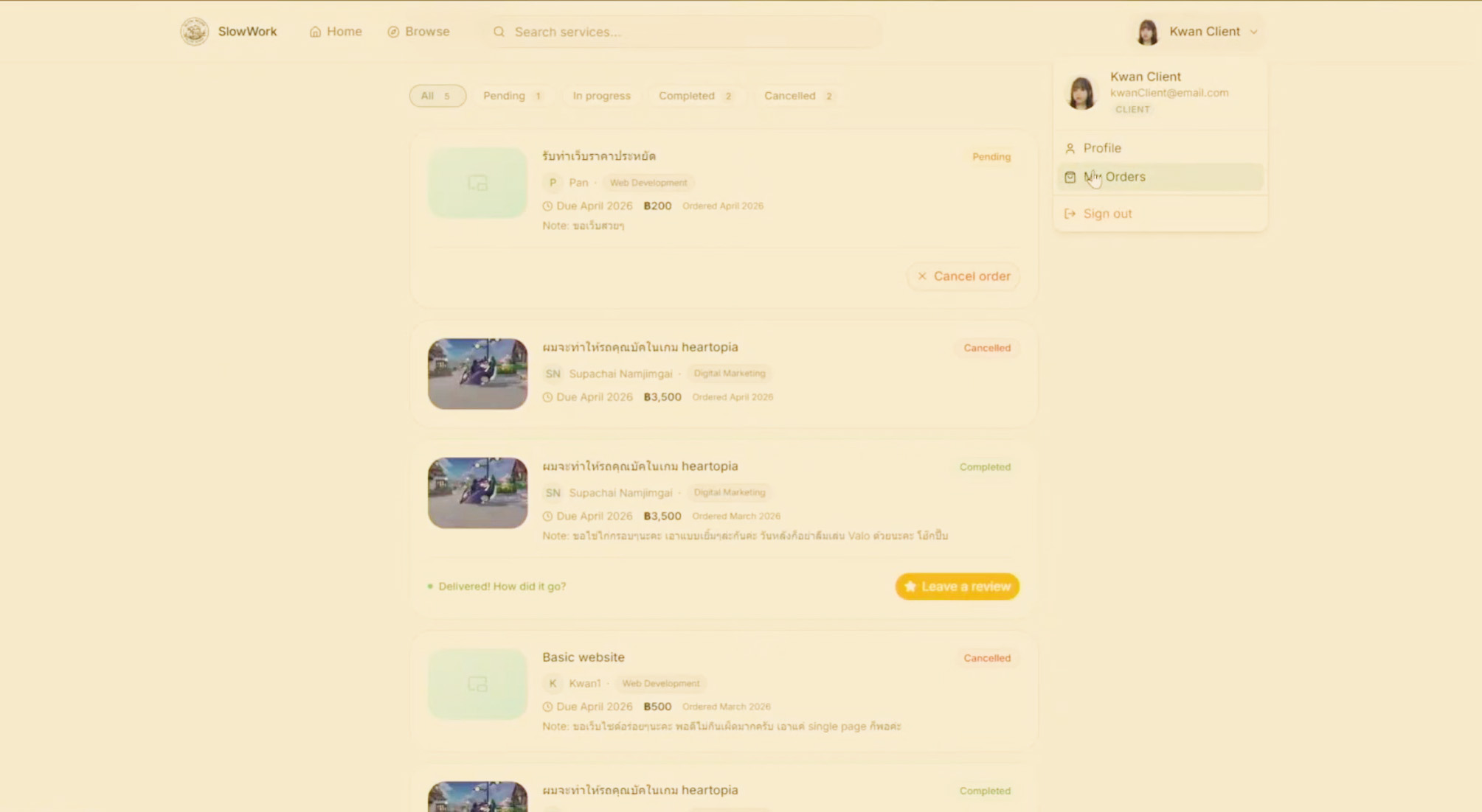 Slowwork - Freelancer Marketplace screenshot 3
